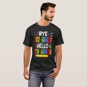 Dag Hallo vierde klas terug naar school T-shirt (Voorkant volledig)