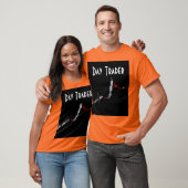 Dag Handelaar Kandelaar Grafiek Rood Zwart Wit T-shirt (Unisex)
