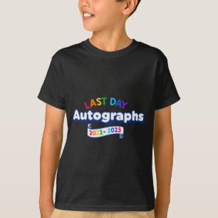 Dag handtekeningen 2023 Kleuterschool leraar afstu T-shirt