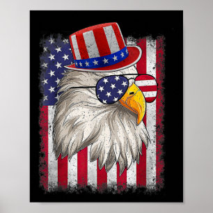 Dag Happy 4th van juli Ontwerp  vlag Poster