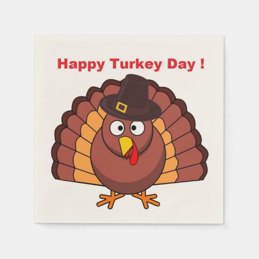 DAG HAPPY TURKEY SERVET (Voorkant)