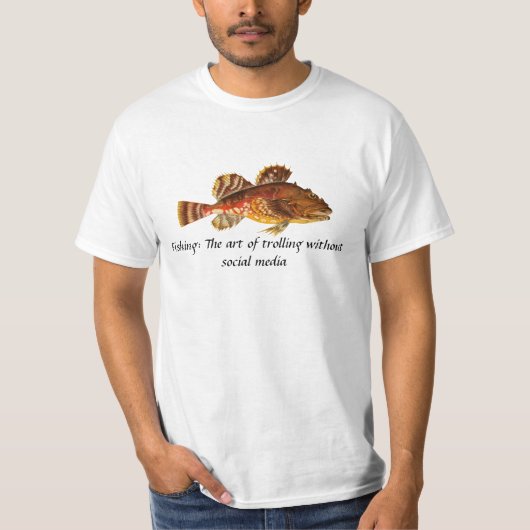 Dag: Hilarious Fisherman T-Shirt (Voorkant)