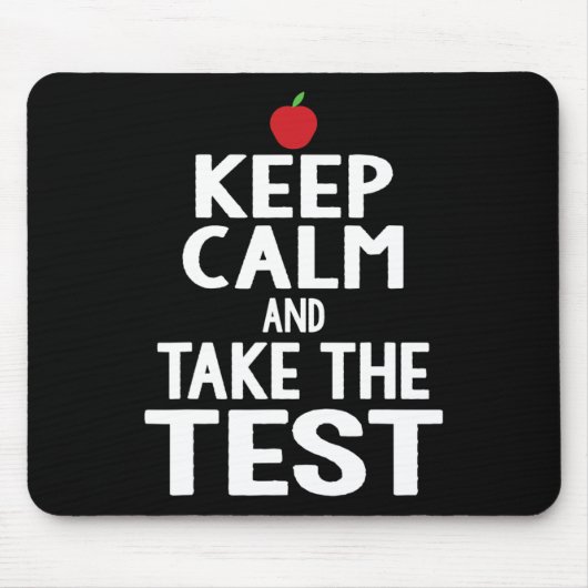 Dag houd rust & versterker; Neem het test examen g Muismat (Voorkant)