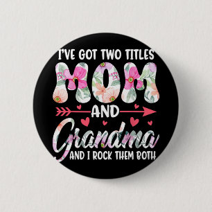 Dag I#39; #39; heb twee titels oma oma oma oma Ronde Button 5,7 Cm
