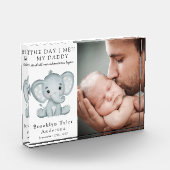 Dag ik ontmoette mijn pappie Foto Elephant Nursery (Links)