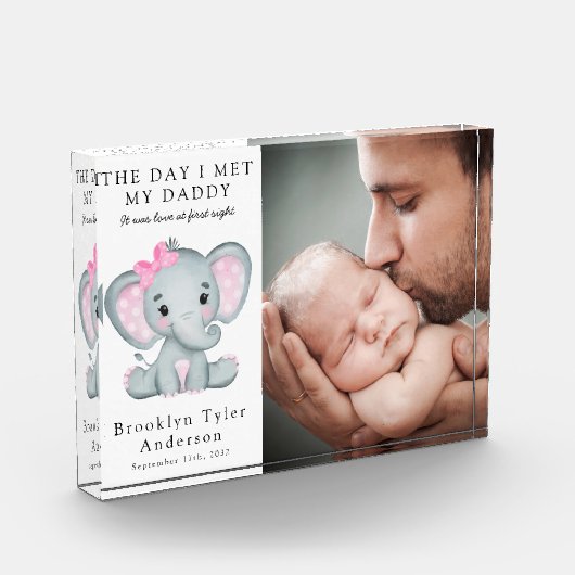 Dag ik ontmoette mijn pappie Foto Elephant Nursery (Links)