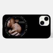 Dag ik ontmoette mijn vader eerste kerstVaderdag Case-Mate iPhone Case (Achterkant (horizontaal))