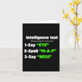Dag Intelligentietest Zeg Oog M A P Ness Vader Gra Kaart (Gele Bloem)