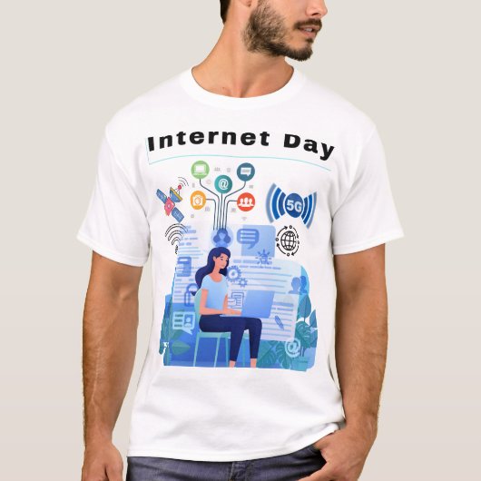 dag-internet t-shirt (Voorkant)