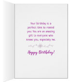 Dag, je bent zo'n geweldige zegen. (Binnen (Rechts))