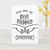 Dag, jij en ik, Beste boeddies voor altijd Kaart (Gele Bloem)