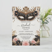 Dag Jurk Code Prom Masquerade Ball Vrijgezellenfee Kaart (Staand voorkant)