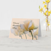 Dag, Kaart, voor mam met gele rozen Kaart (Gele Bloem)