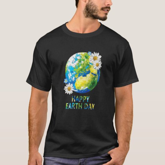 Dag Kinder Vrouwen Mannen Happy Earth Dag 20 T-shirt (Voorkant)