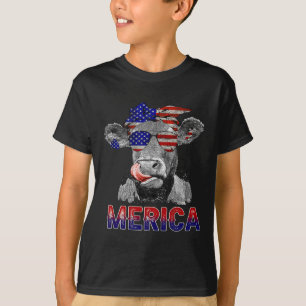 Dag Koe Amerika 4 juli Koeien liefhebbers T-shirt