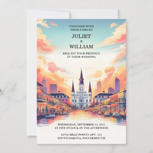 Dag kreeft strand oceaan zomer New Orleans bruilof Kaart (Voorkant)