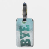 Dag Label vliegtuigstijl Bagagelabel (Achterkant verticaal)