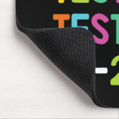 Dag leraar examen testen 1-2-3 muismat (Hoek)