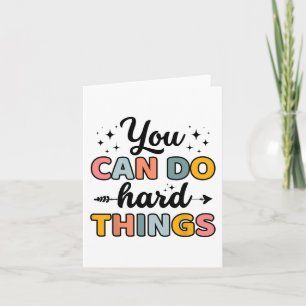 Dag leraar Je kunt harde dingen doen Mannen vrouwe Kaart