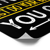 Dag Leraar Shirt Gestandaardiseerd Examen Star FSA Poster (Hoek)