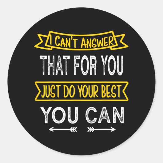 Dag Leraar Shirt Gestandaardiseerd Examen Star FSA Ronde Sticker (Voorkant)