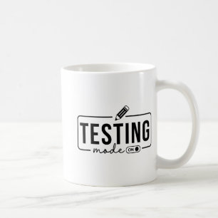 Dag leraar shirt testen modus op geschenken voor v koffiemok