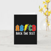 Dag Leraar Student Motiverend Retro Rock De Te Kaart (Gele Bloem)