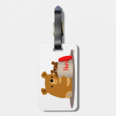 Dag liefje! Cartoon Beren Bagagelabel (Achterkant verticaal)