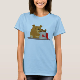 Dag liefje! Cute Cartoon Beren T-shirt
