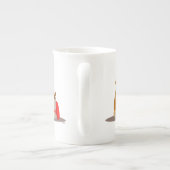 Dag liefje! Kute Cartoon Beren Bone China Mok (Achterkant)