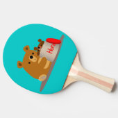 Dag liefje! Kute Cartoon Beren Ping Pong Paddle Tafeltennisbatje (Zijkant)