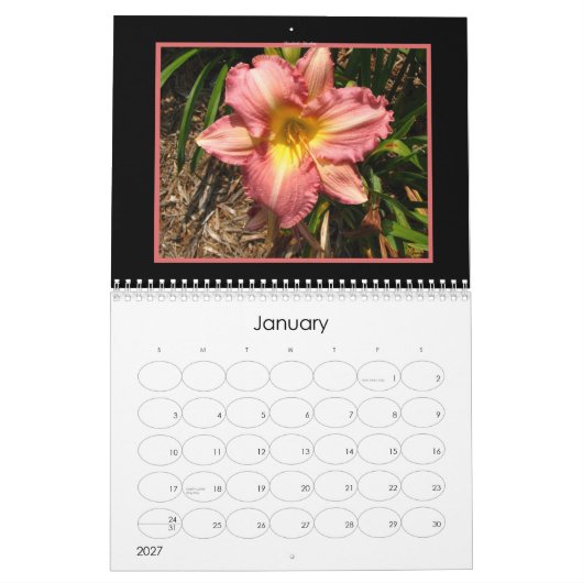 Dag Lily Agenda 2008 Kalender (Jan 2027)
