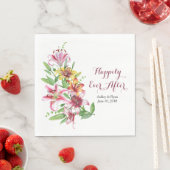 Dag Lily Tiger Lily Gepersonaliseerde bruiloft Servetten (Insitu)