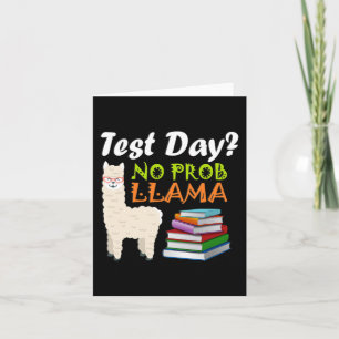 Dag Llama Docent Examen Lesgeven Student Shirt Kaart
