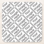 DAG. Maak het volledig van u, upload afbeelding, v Kartonnen Onderzetters (Voorkant)