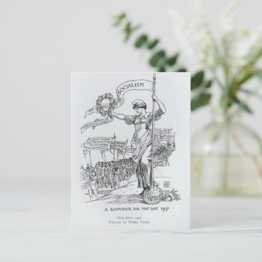 Dag mei 1907 briefkaart (Staand voorkant)