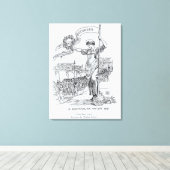 Dag mei 1907 canvas afdruk (Insitu (Houten vloer))