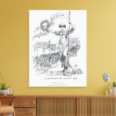 Dag mei 1907 canvas afdruk (Insitu (Woonkamer))