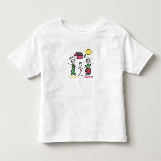 Dag met de grootouder - kinder shirts (Voorkant)