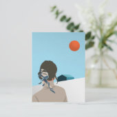 Dag, mijn liefde T-Shirt Briefkaart (Staand voorkant)