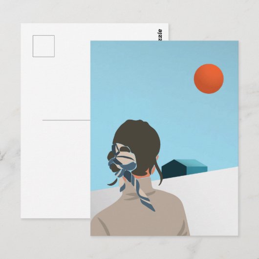 Dag, mijn liefde T-Shirt Briefkaart (Voorkant / Achterkant)