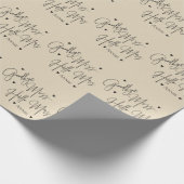 Dag Miss Hallo Mrs Vrijgezellenfeest Cadeaupapier (Hoek)