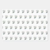 Dag Miss Hallo Mrs Vrijgezellenfeest White Inpakpapier Vel (Voorkant 2)