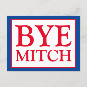 Dag Mitch McConnell Senate Stemming Blauwe Verkiez Briefkaart