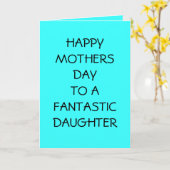 DAG MOEDEREN TOT DOCHTERKAARTEN KAART (Gele Bloem)