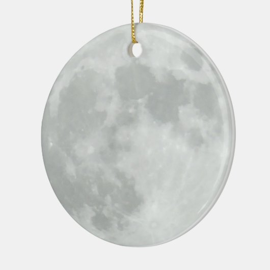Dag Moon en Night Moon Kerstmis Keramisch Ornament (Links)