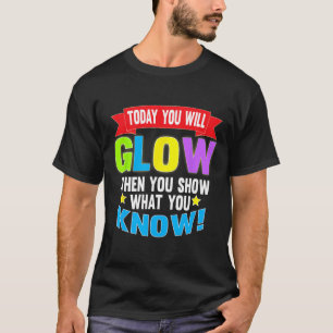 Dag Motivatie Testing Shirten voor Vrouwelijke Ler T-shirt
