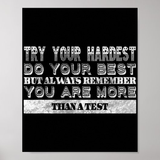 Dag Motivatie Voor Leraar Poster (Voorkant)