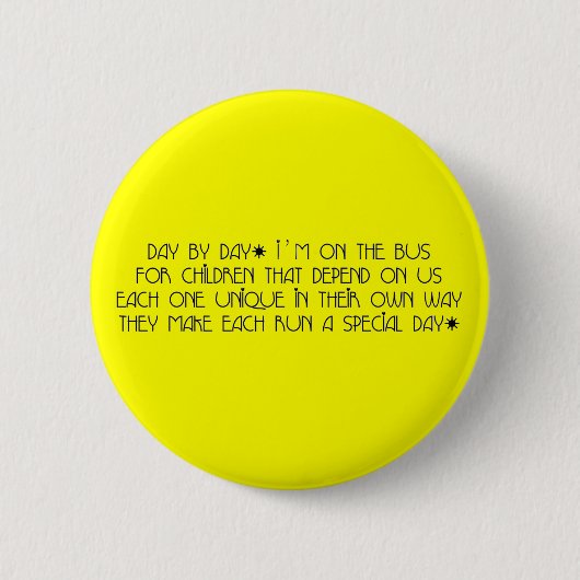 Dag na dag ronde button 5,7 cm (Voorkant)