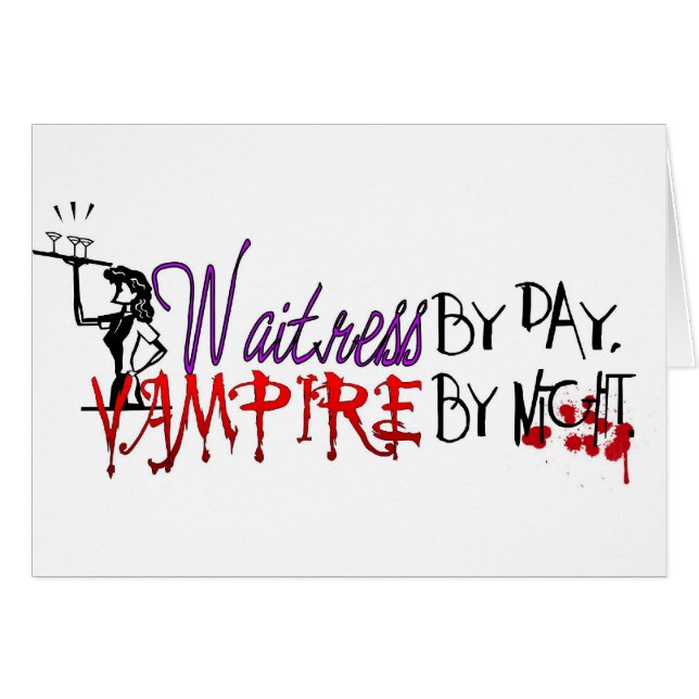 Dag na dag, Vampier 's nachts. (Voorkant Horizontaal)